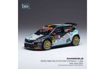 Skoda Fabia Rally 2 EVO No32 Rallye WM Rally Ypres Mevius/Jalet